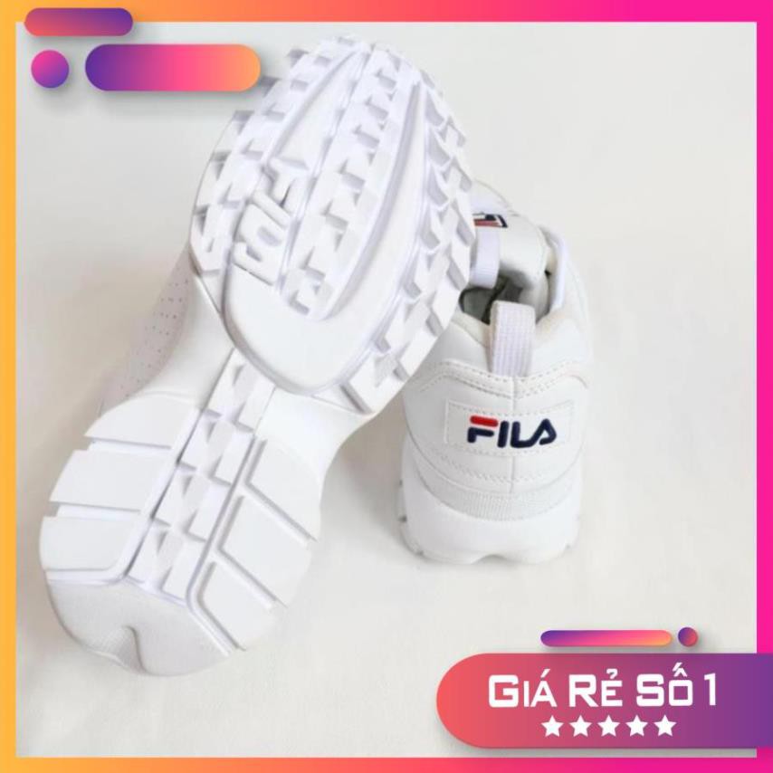 [Sale 3/3] Giày FILA Disruptor 2 Nam nữ Màu Trắng Hàng Chính Hãng NoBox - 1010262 Sale 11 -op1 , , _