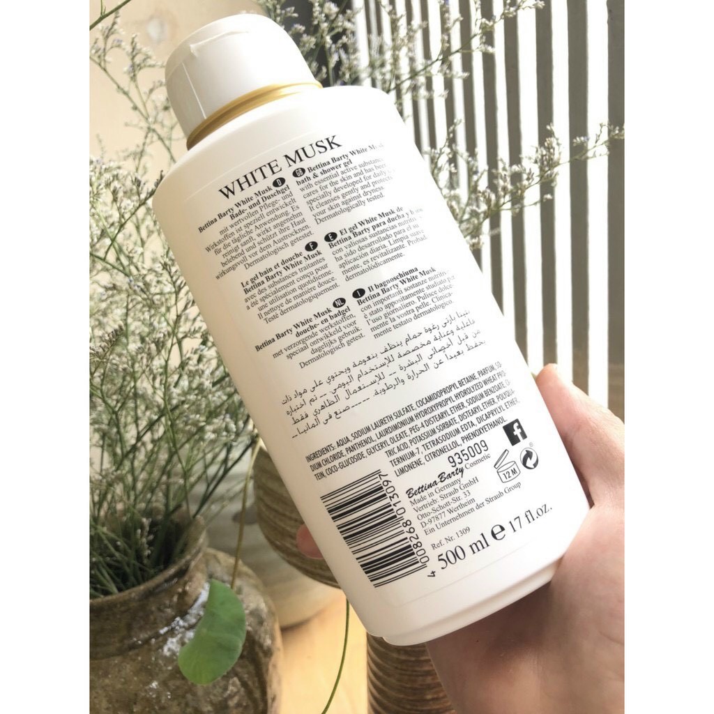 Chai to 500ml Sữa tắm Vanilla hương hoa Vani 500ml- Đức