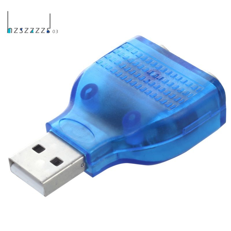 Đầu Chuyển Đổi Usb 2.0 A Male Sang 2 Cổng Ps/2 Ps2 Female | BigBuy360 - bigbuy360.vn