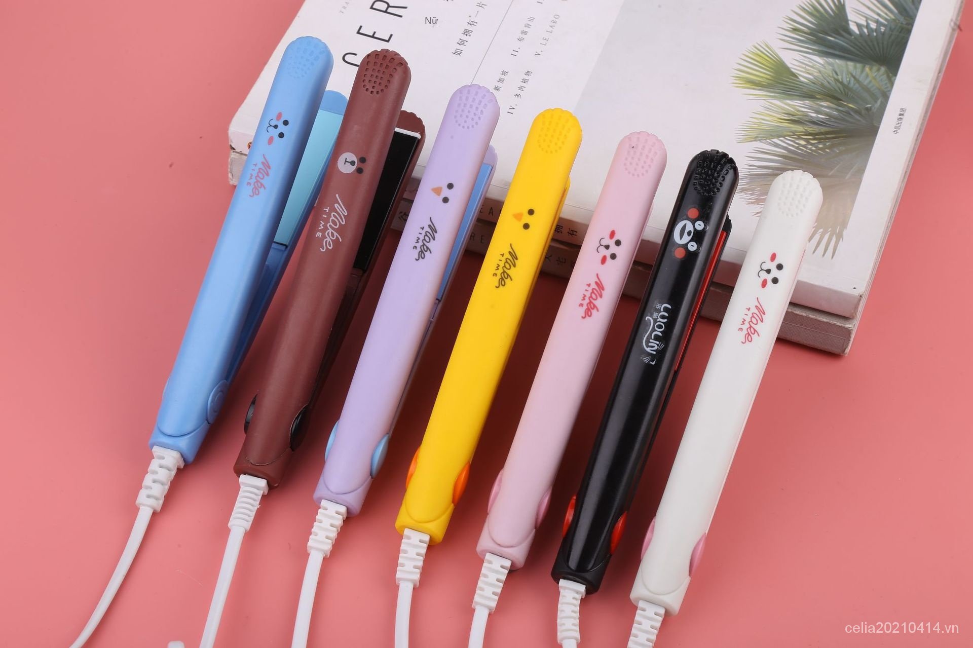 Mini Hair Straightener Curling Rod, Straight and Rolling Dual-purpose Splint, Perm, Bangs, Electric Curling Rod, Hair Straightener