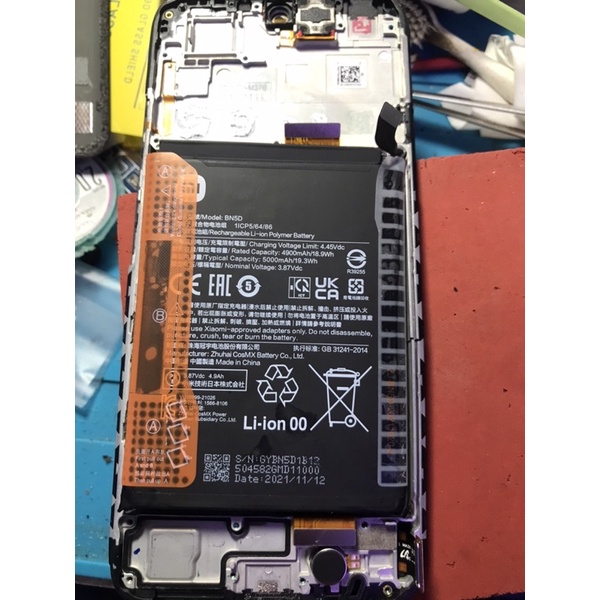 Linh kiện redmi note 11 bóc máy