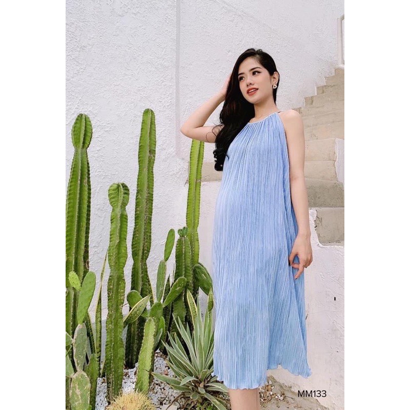 Đầm maxi dập ly MM133