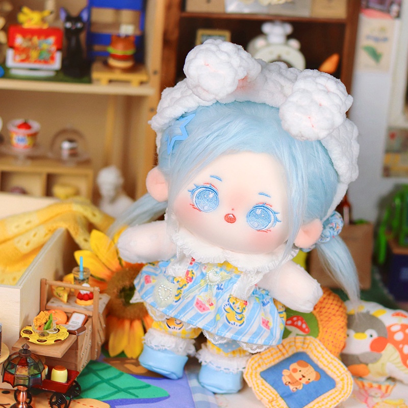 Búp bê không thuộc tính tóc tơ bé Tinh Hải 20cm có xương