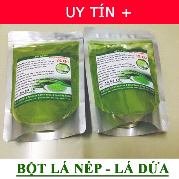 Bột Lá Nếp (Lá Dứa) 200g Nguyên Chất 100% Từ Lá Nếp Lá Dứa Chuyên Dùng Tạo Mùi Thơm Màu Xanh Làm Các Loại Bánh, Đồ Uống