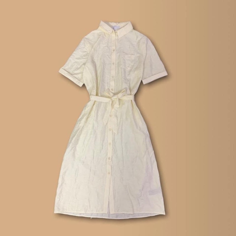 đầm linen thêu Topshop