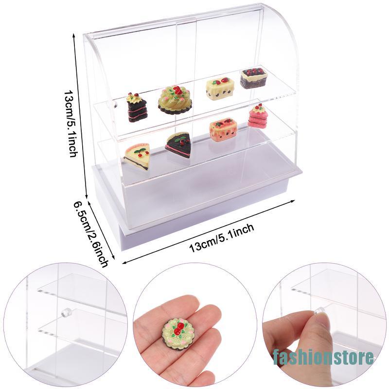 💥💥Mô Hình Bánh Kem Mini Tỉ Lệ 1: 12 Xinh XắnBộ Đồ Chơi Bánh Mini 8 Món