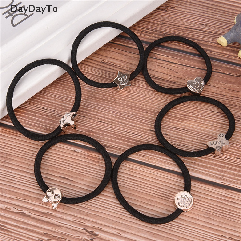 Set 10 Dây Cột Tóc Co Giãn Thời Trang Cho Nữ