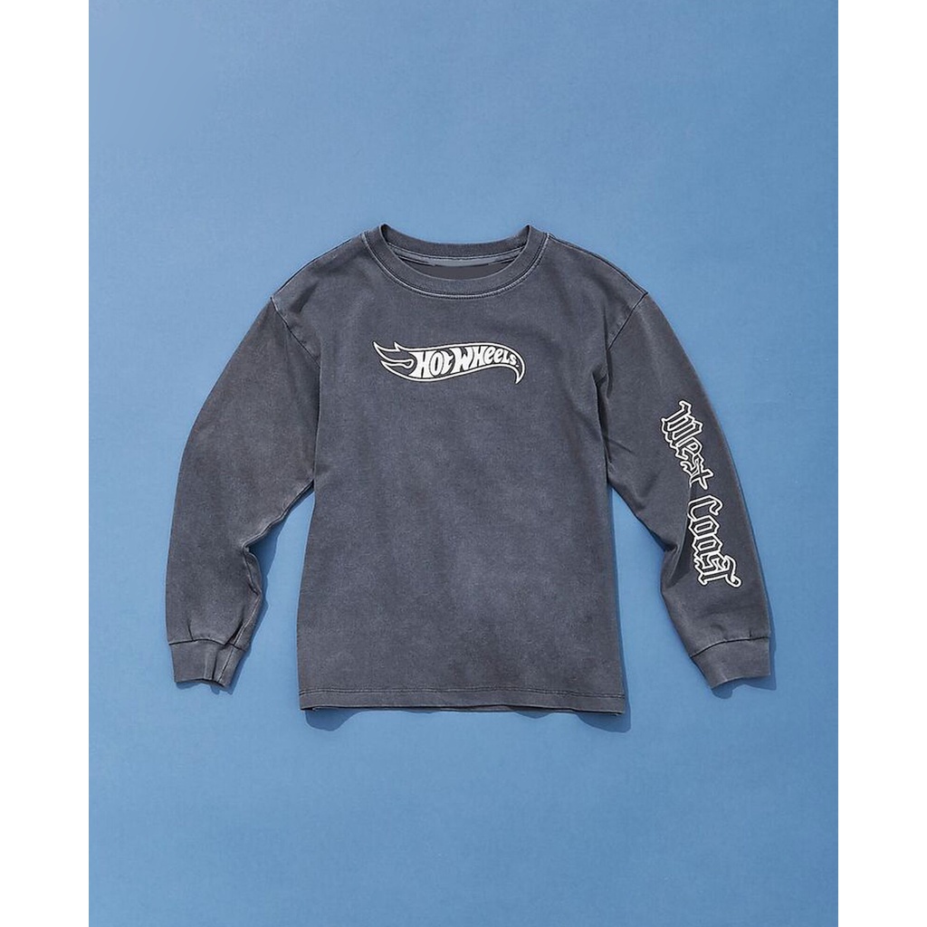 Áo thun tay dài màu Wash FOREVER 21 X HOT WHEEL chính hãng