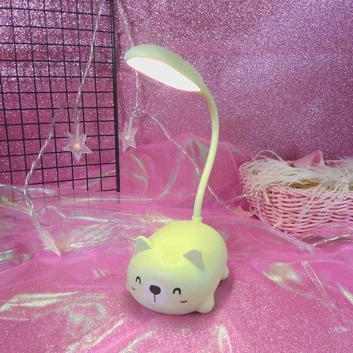 Đèn Led bàn học hình thú mini sạc pin, hình thú công suất 3W, đèn học để bàn, đọc sách