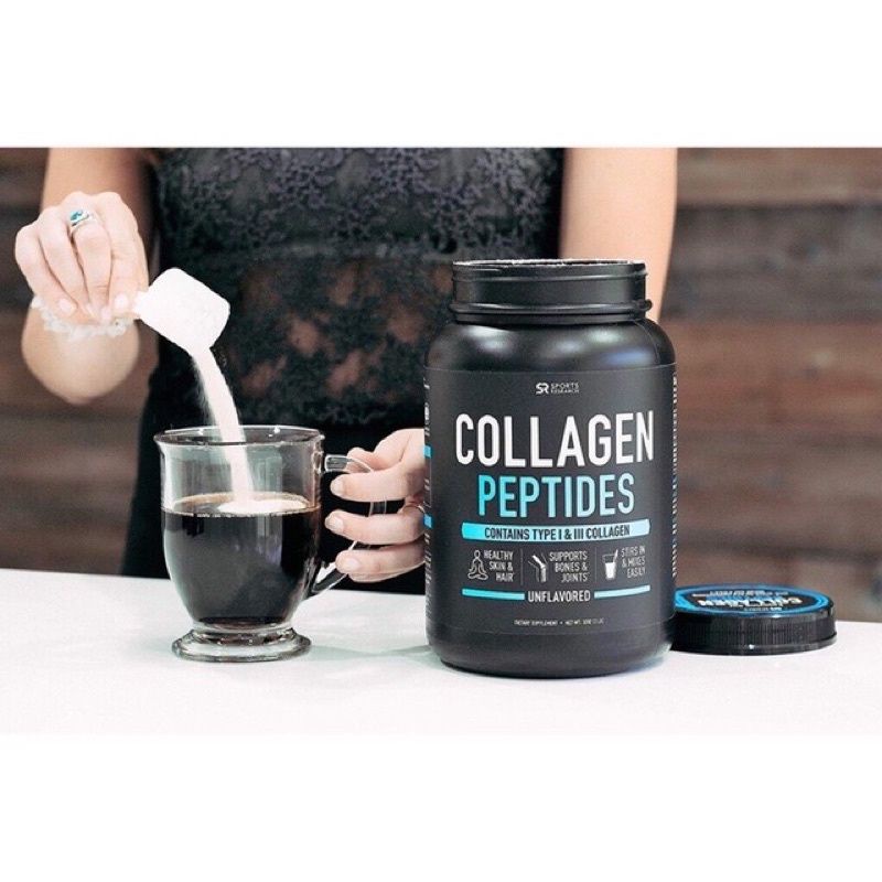 [Date Mới] Collagen peptides, Bột Collagen thuỷ phân USA Chống Lão Hoá, Đẹp Da Tóc,Cơ Xương Khớp GYM-KETO, Hộp 500gam