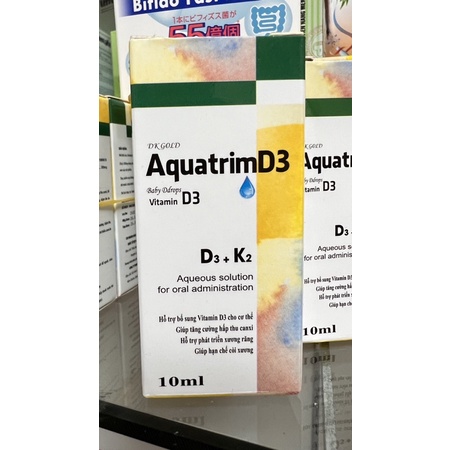 Aquadreim D3.Bổ sung vitamin d3k2 mk7 giúp tăng hấp thu canxi xương răng chắc khỏe,giảm còi xương,phát triển chiều cao