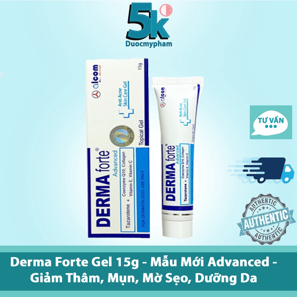 [CHÍNH HÃNG] Kem Derma Forte advance -Giảm Mụn Trứng Cá,Mụn Đầu Đen, Loại Bỏ Thâm, Làm Mờ Sẹo, Dưỡng Da