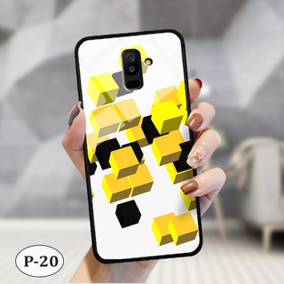 Ốp lưng kính 3D Samsung Galaxy A6 Plus 2018