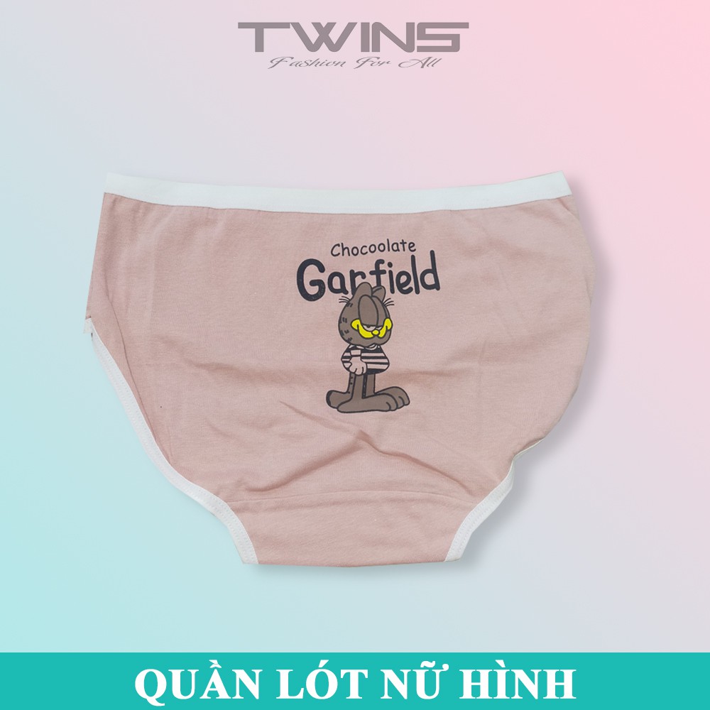 Quần lót nữ cotton cao cấp họa tiết dễ thương mềm mại thoáng mát hút mồ hôi size từ 40-55kg (shop giao màu ngẫu nhiên)