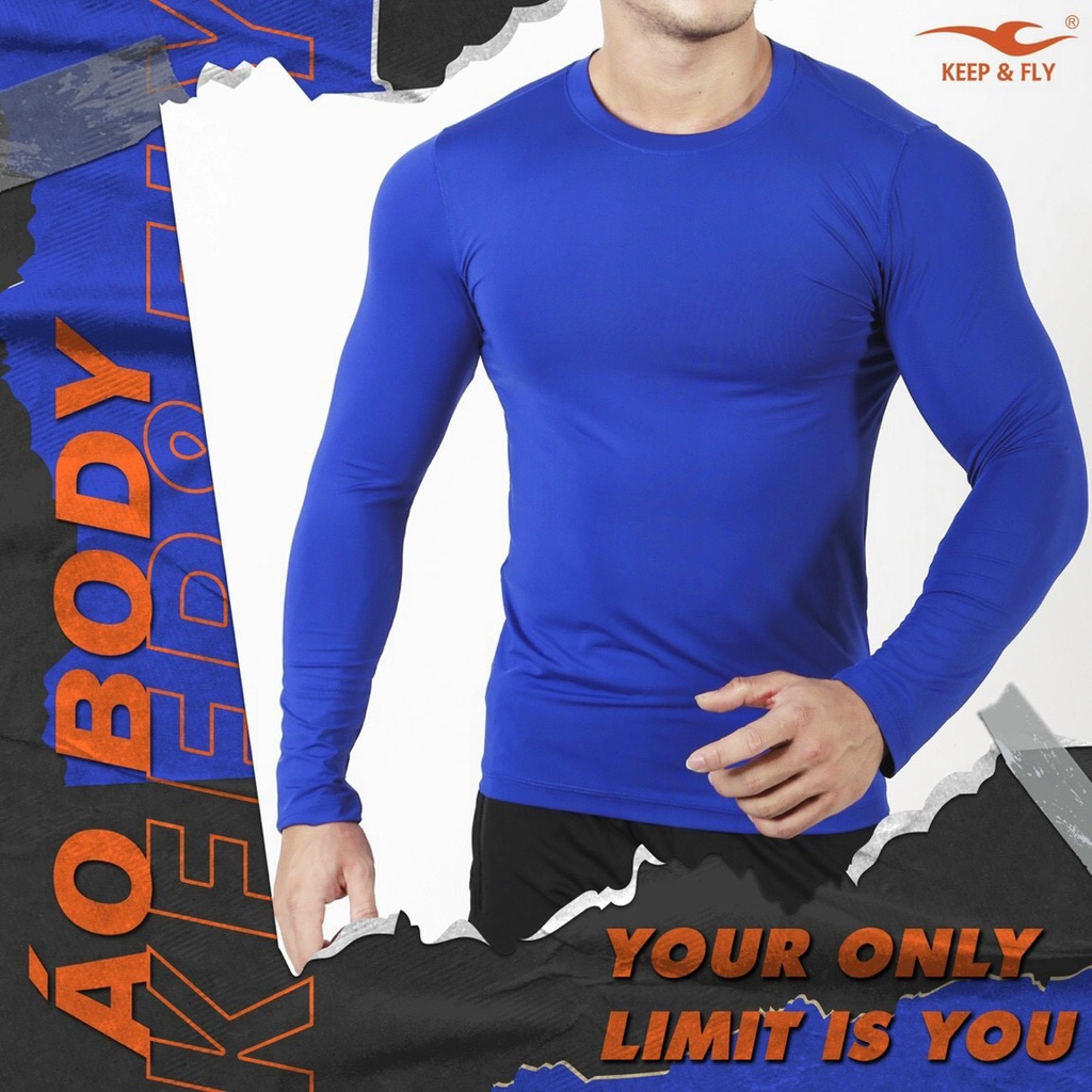 Áo thun nam body tay dài
