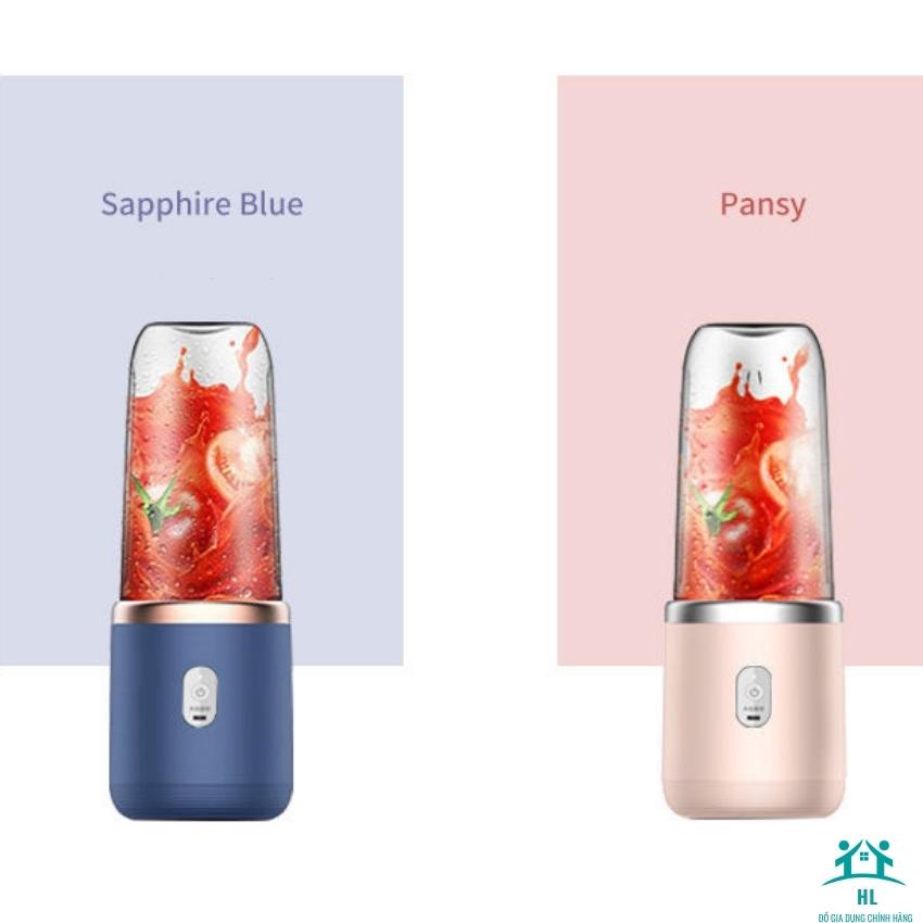 Máy Xay Sinh Tố Đa Năng Juicing Cup 300ML Cầm Tay 6 Lưỡi Sử Dụng Pin Sạc Cổng USB Siêu Tiện Lợi