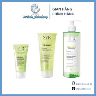Sữa rửa mặt cho da dầu mụn svr sebiaclear gel moussant 55ml/ 200ml/ 400ml srm05