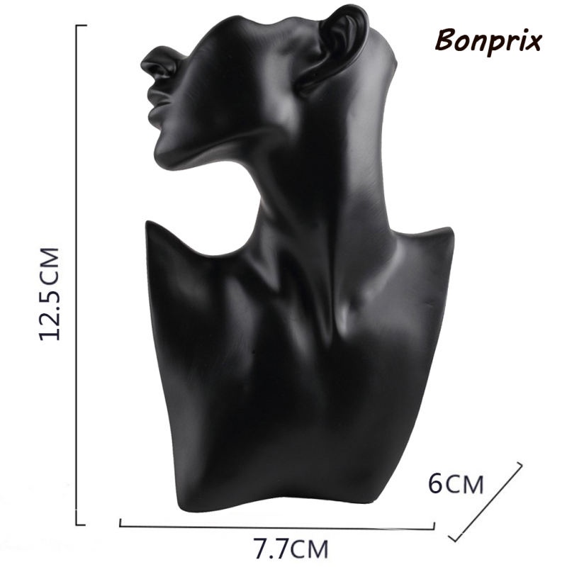 Ngực ma nơ canh nhung/resin trưng bày choker bông tay mặt dây chuyền vòng cổ