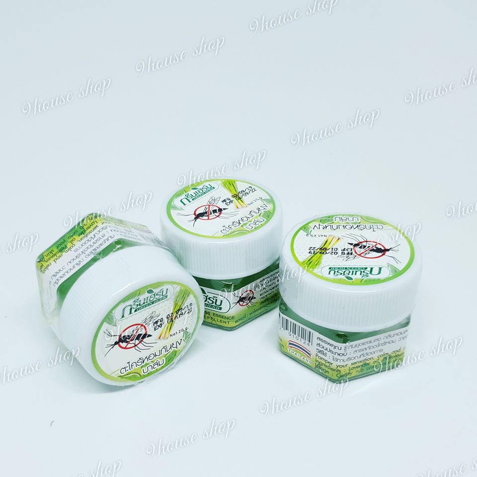 01 Dầu Cù Là Sả Relax &amp; Chống Côn Trùng 20gram Thái Lan