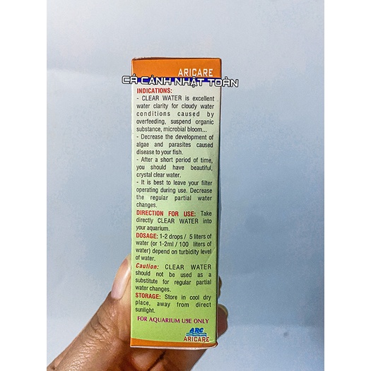 MEN VI SINH LÀM TRONG NƯỚC CLEAR WATER ARC 30ML