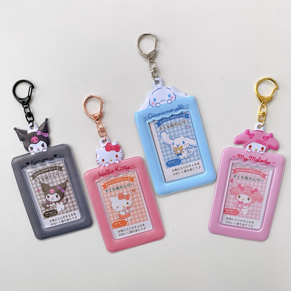 Móc Khóa Đựng Thẻ ID Họa Tiết Nhân Vật Steve Sanrio Dễ Thương