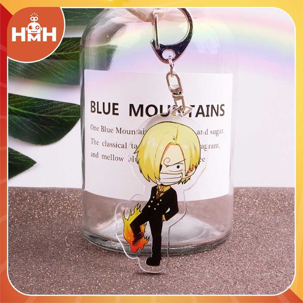 Móc khóa anime ép 2 mặt dày chất liệu  Acrylic nhân vật One Piece, Jujutsu Kaisen, One Punch Man,...dễ thương, sắc nét