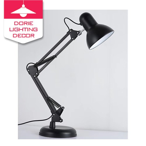Đèn học để bàn có chân đế và chân kẹp bàn kiểu dáng Pixar P-7501