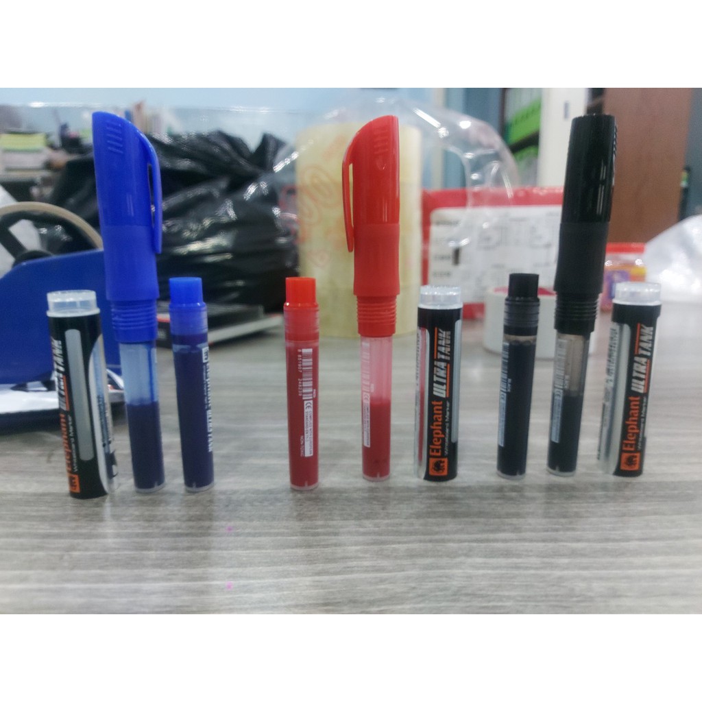 🌼🌼Combo Bút lông bảng + ống mực Elephant