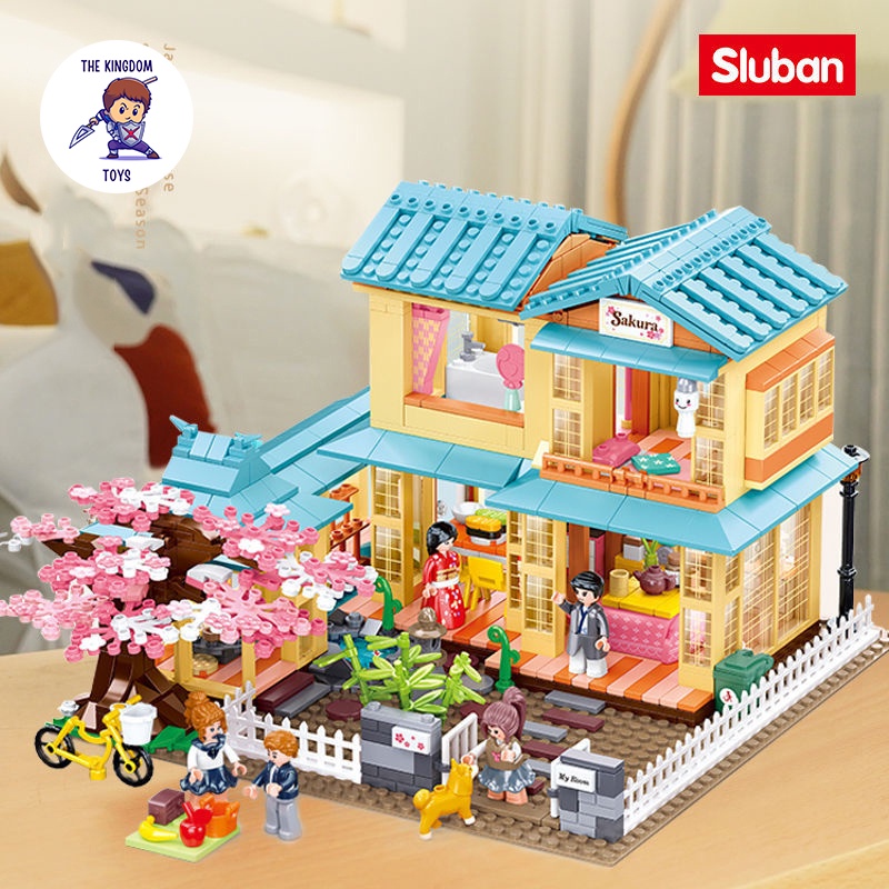 Đồ Chơi Lắp Ráp Friends Mô Hình Ngôi Nhà Hoa Anh Đào Mùa Xuân Đồ Chơi Bé Gái B1017