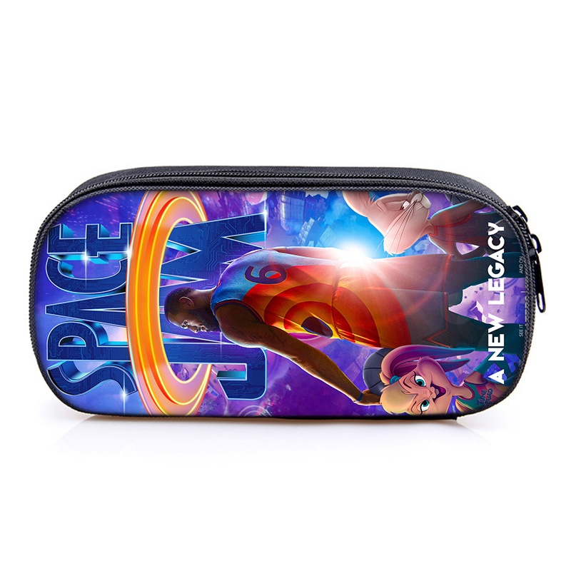 Hộp Đựng Bút Đa Năng Sức Chứa Lớn In Hình Anime Space Jam 2