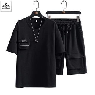 Bộ Quần Áo Thun Nam Thể Thao Phối Túi Hộp STYLE MARVEN - SET NAM 001C