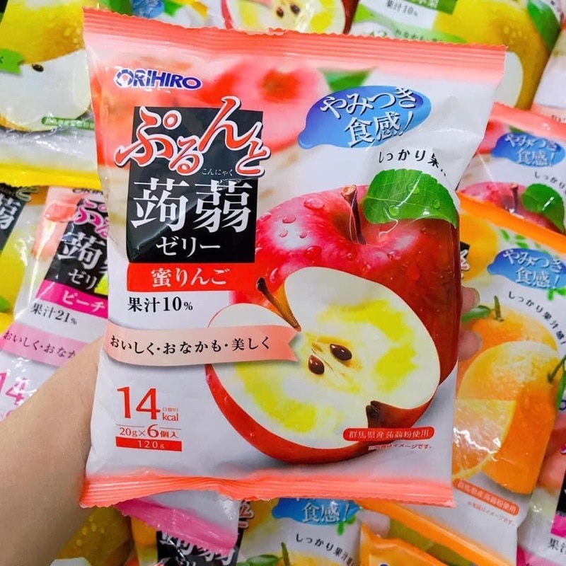 Thạch Hoa Quả Orihiro, Thơm Ngon, Bổ Dưỡng Hương Vị Trái Cây Nhật Bản 240g