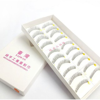 Bộ 10 cặp mi giả gân đen tự nhiên 216, 217 hoặc 218 giá rẻ Bikerstorethainguyen eefy1