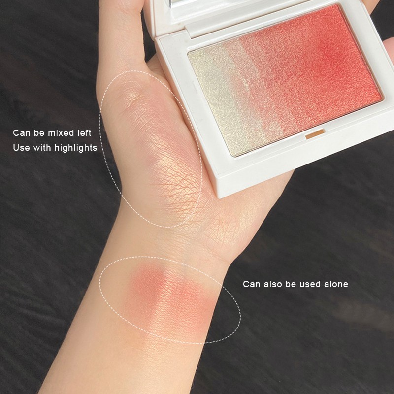 [Hàng mới về] Hộp Phấn Má Hồng Highlight Màu Ngọc Trai Trong Suốt | BigBuy360 - bigbuy360.vn