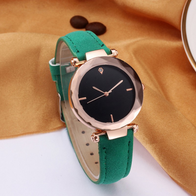 Đồng hồ đeo tay phối dây da thiết kế đơn giản thanh lịch | BigBuy360 - bigbuy360.vn