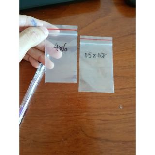 500gr Túi Zip Viền Đỏ các size
