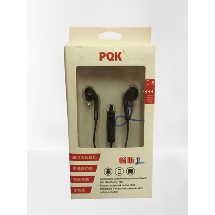 Tai nghe điện thoại PQK02 Âm bass mạnh mẽ chất lượng âm thanh tuyệt đỉnh
