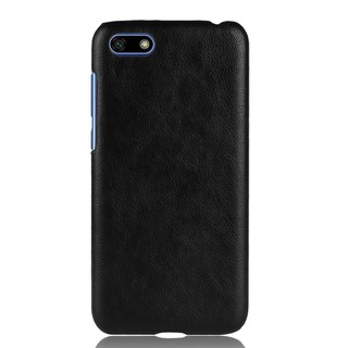 For Huawei Honor 7A Prime Case Business PU Leather Hard PC Plastic Back Cover