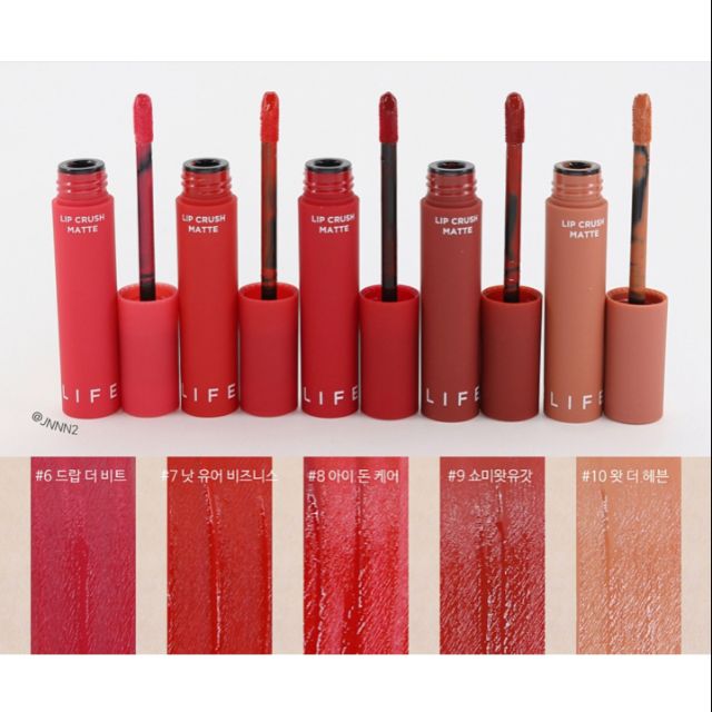 Son Kem Siêu Lì It's Skin Life Color Lip Crush Matte #16 No Comment