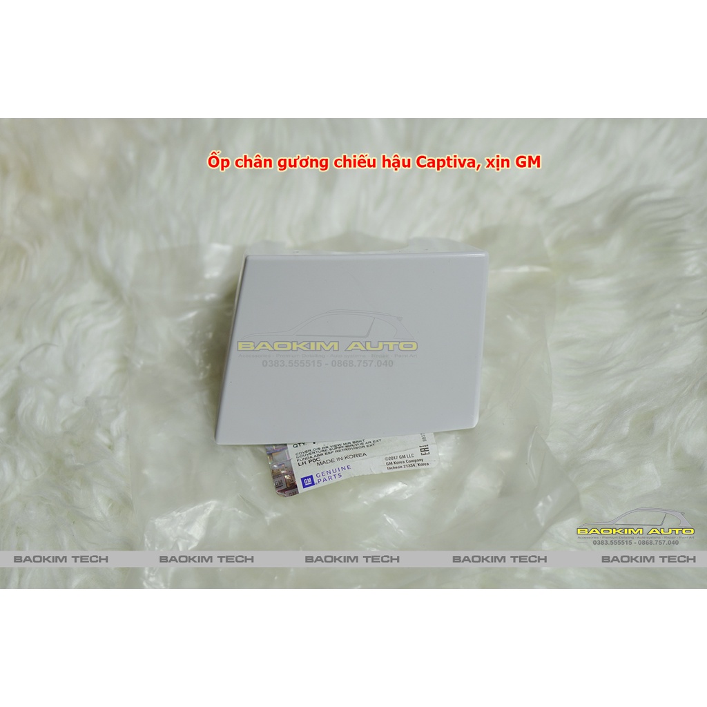 Ốp chân gương chiếu hậu Chevrolet Captiva, bên trái , chính hãng GM