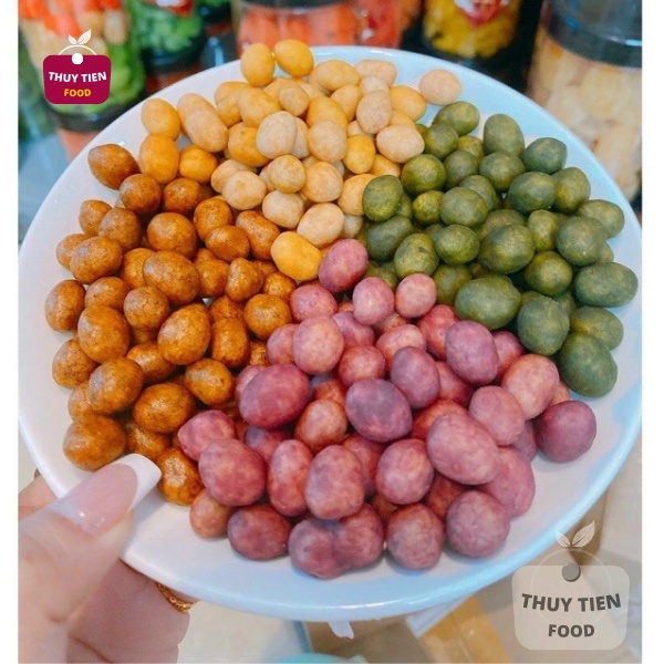 Đậu phộng da cá ngũ vị THUY TIEN FOOD, Hũ 500g cao cấp