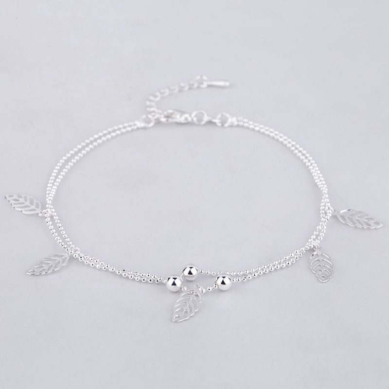 Lắc Chân Mạ Bạc 925 Hình Ngôi Sao Xinh Xắn