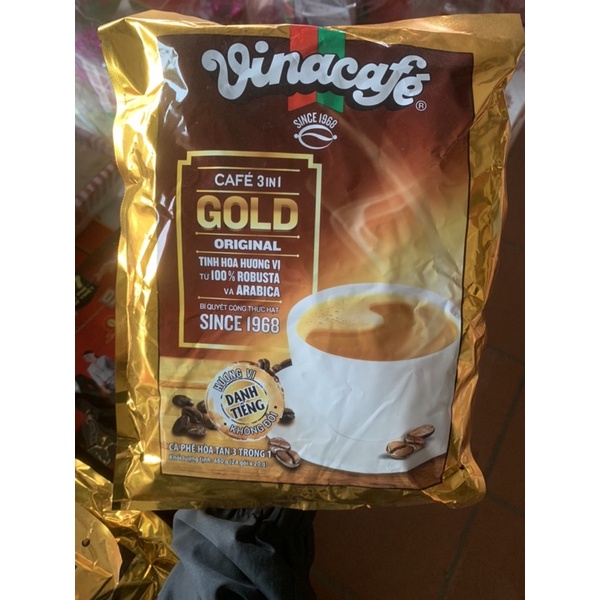 Cà Phê Hoà Tan 3 Trong 1 Vinacafe Since 1968 Bịch 24 gói