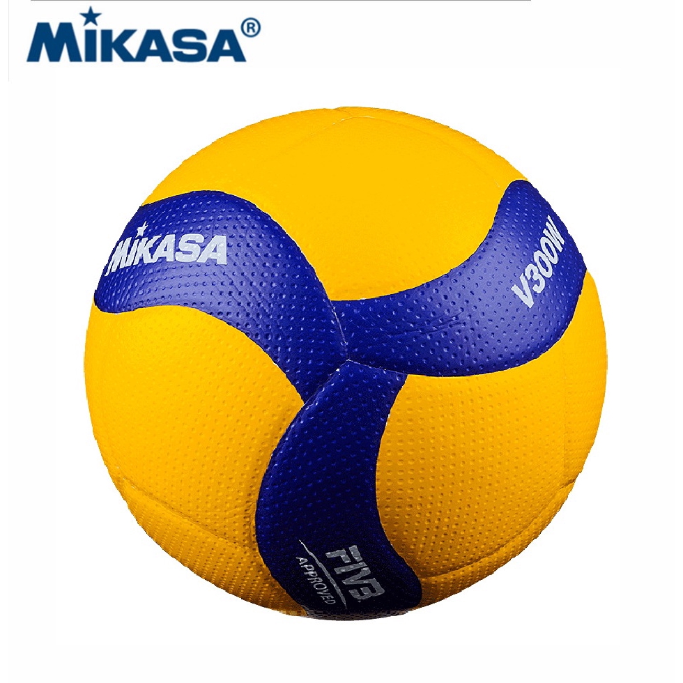 Giao hàng nhanh Bóng chuyền MIKASA V300W gốc (Thế vận hội Tokyo) Bóng ném da PU chuyên nghiệp đi kèm với kim + Túi lưới + Inflator (Sẵn sàng)