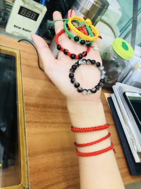 Hạt thuỷ tinh 10mm (túi 5 hạt)