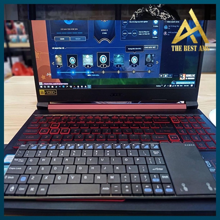 Bàn Phím Cơ Không Dây Có Bluetooth ZADEZ ZK-536BT Chuyên Game Bàn phím Máy Vi Tính PC Laptop Keyboard Mini