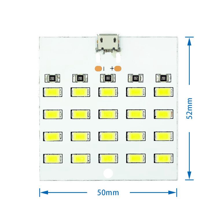 Đèn LED 5730 bóng smd 5V 430mA~470mA màu trắng cổng Mirco Usb cho tình huống khẩn cấp | BigBuy360 - bigbuy360.vn