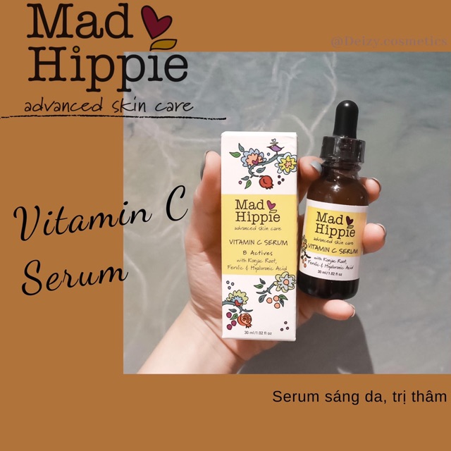 [Chính hãng] Serum giảm và ngăn ngừa nám sáng da Vitamin C mad hippie serum