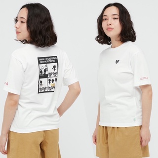 Áo phông nữ cổ tròn Animal Crossing UT của Uniqlo