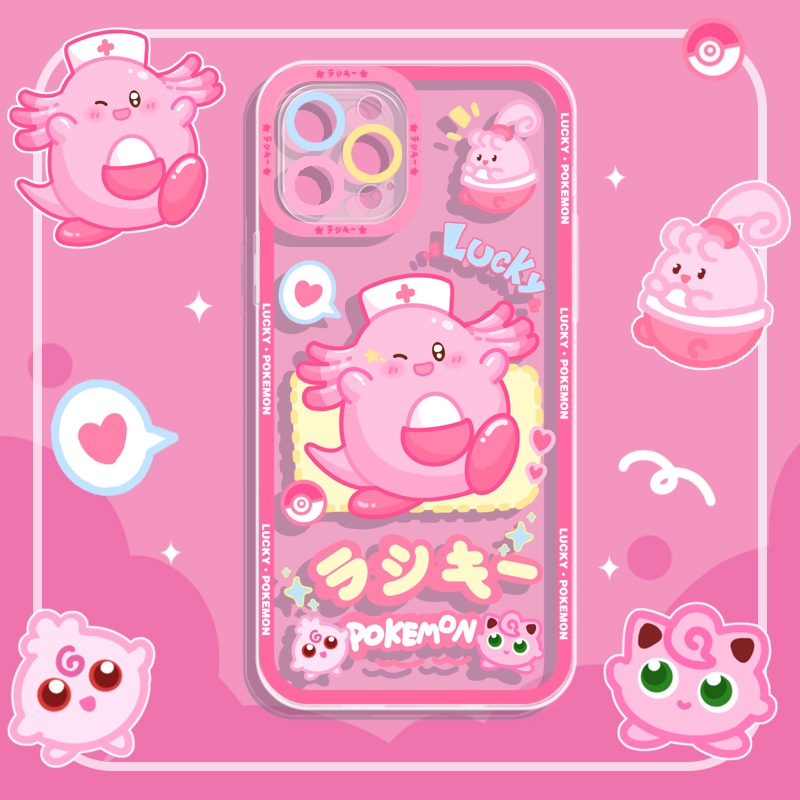 Ốp Điện Thoại Tpu Mềm Chống Sốc In Hình Pokemon Cho iPhone 11 12 13 pro max XS X XR XSMax 7 8 6 6s plus SE 2020